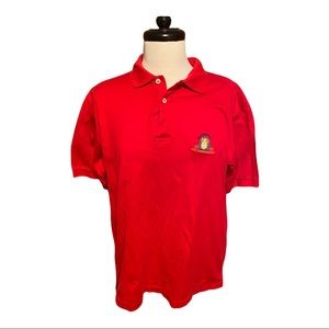 VTG 1992 PGA Championship Izod Club Red Golf Polo Shirt Men’s Sz M Bellerive CC